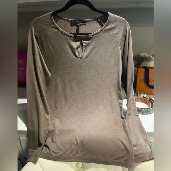 Gucci Women's Brown Long Sleeve Top Medium - Picture 5 of 8
